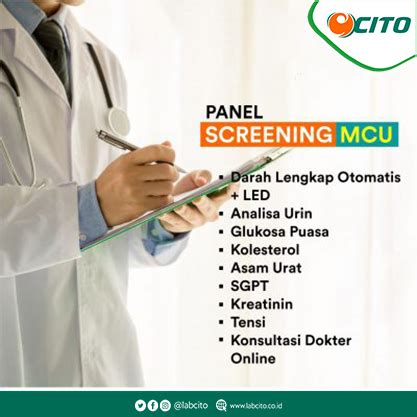 Screening Medical Check Up Laboratorium Medis Klinik Utama CITO