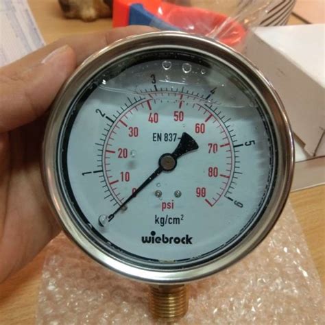 Promo Pressure Gauge Raket Stainless Kuningan Inch Bar Diskon