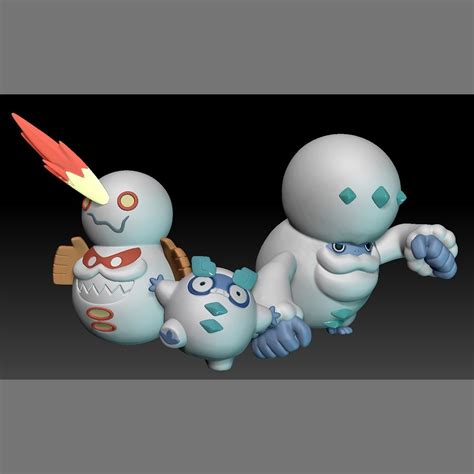 Stl File Pokemon Galarian Darumaka Darmanitan D Printing Model To