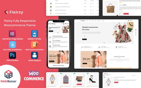 Flairzy Tema WooCommerce para tienda de moda en línea