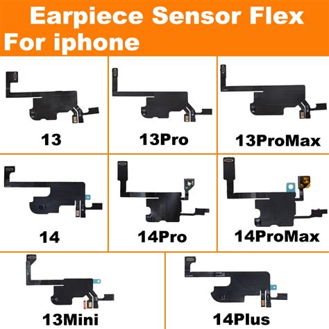 1pcs Earpiece Sensor Flex Cable For IPhone 14 13 Pro Max Mini Plus