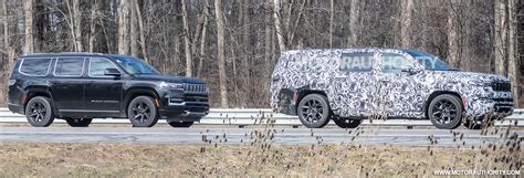 2023 Jeep Wagoneer L spy shots: Full-size SUV set to grow