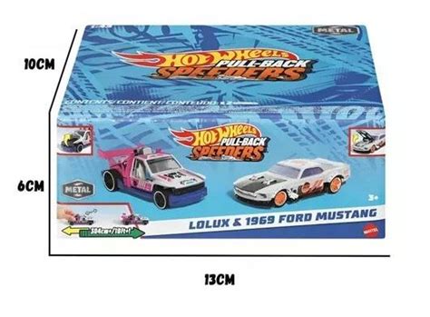 اسباب بازی فقط توی توی TOY TOY پک 2 تایی ماشین های Hot Wheels سری Pull Back Speeders مدل