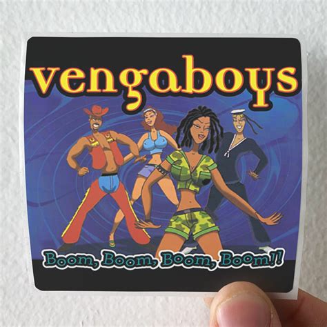 Vengaboys Boom Boom Boom Boom Album Cover Sticker