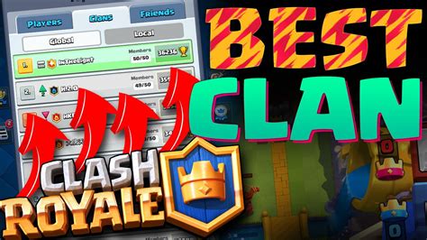 1 Clan In The World Clash Royale High Level Gameplay Youtube