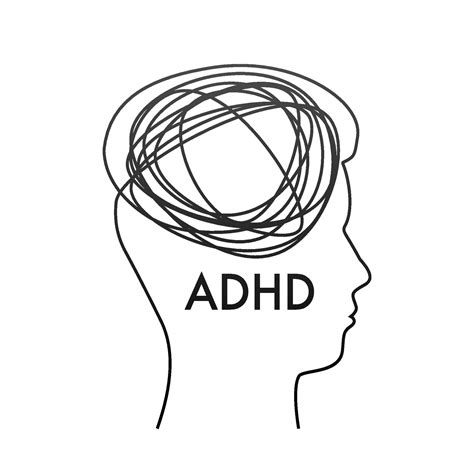 ADHD Attention disorder. Prevent ADHD. Vector stock illustration ...