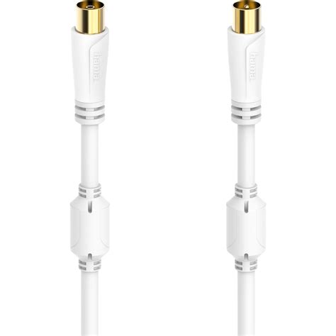 Hama Antennen Kabel Vergoldet Koax Stecker Koax Kupplung Db M