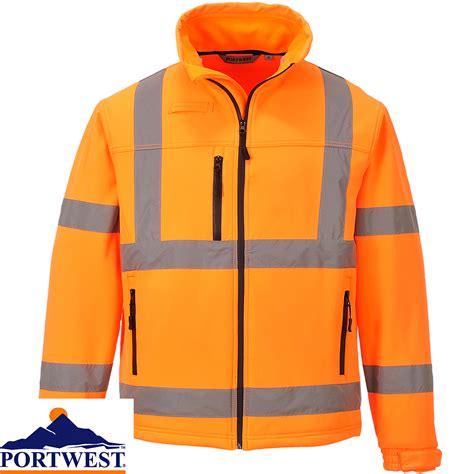 Portwest Hi Vis Classic Softshell Jacket 3L S424