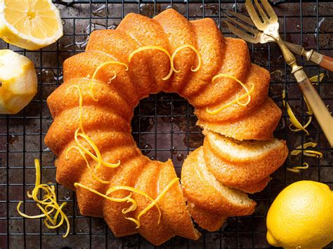 Buttery Lemon Bundt Cake With Lemon Syrup Glaze