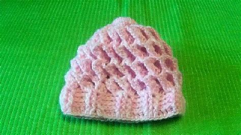 Bonnet Au Point Nid D Abeille D Tutos Crochet Creaveti