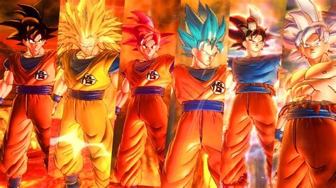 Todas As Transforma Es Do Goku Ssj Ssj Ssj Ssg Ssb Ssbk Kx Kx