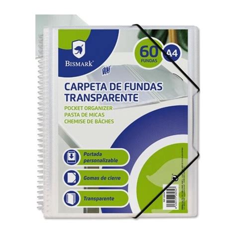 Carpeta Clasificadora Con Espiral Fundas De Pl Stico Fundas Color