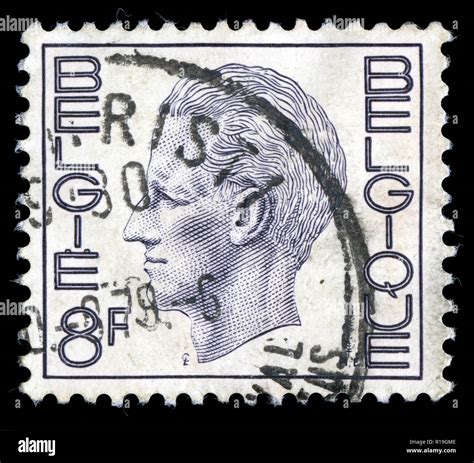 Postage Stamp From Belgium In The King Baudouin Type Elstr M Series