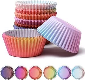 Qiqee Standard Cupcake Liners Cupcake Cups 300 Count Food Grade 6