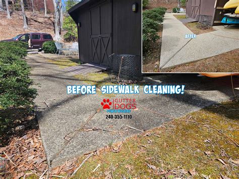 Concrete Cleaning Calvert County MD: Enhance Curb Appeal - GUTTERDOGS