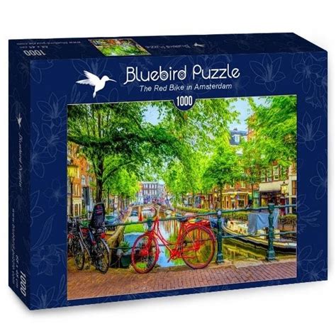 Puzzle Czerwony Rower W Amsterdamie Bluebird