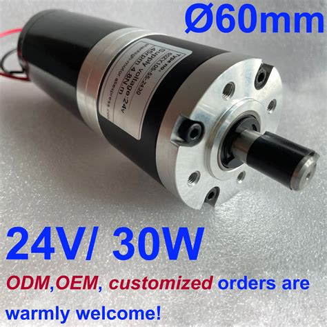 24V DC Brushed Planetary Gear Motor PM DC Wheelchair Gear Motor 60ZY105