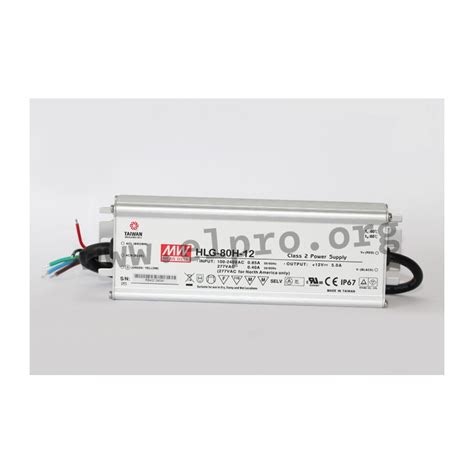 Hlg H Mean Well Led Schaltnetzteile W Elpro Elektronik