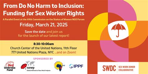 Human Rights Funders Network From Do No Harm To Inclusion Funding For Sex Worker Rights