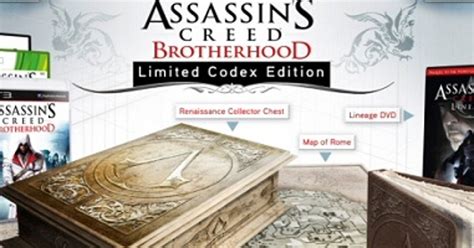 Assassins Creed Brotherhood Limited Codex Edition Coming To Europe Vg247