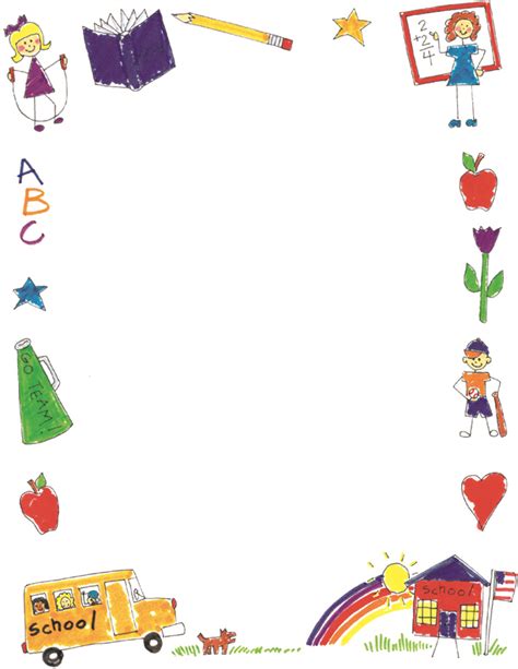 Printable School Borders - ClipArt Best