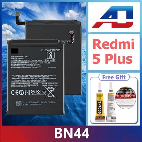 Cod Replacement Original Xioami Redmi Plus Battery Bn Shopee