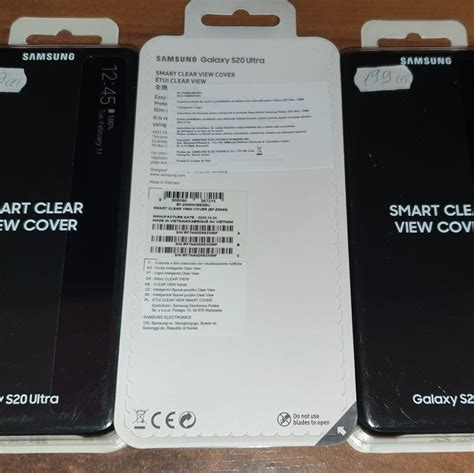 Husa Flip Activa Originala Samsung Smart Clear View Cover S20 Ultra 5G