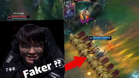 Faker With Azir Play Again T Faker Vs Jdg Ruler Youtube