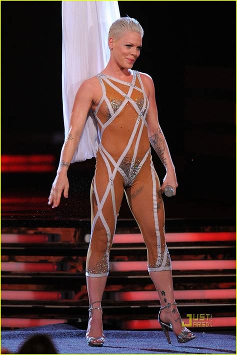 Pink Nearly Naked Grammys Performance Photo 2413183 2010 Grammy