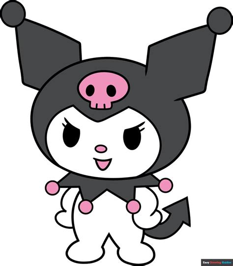 How to Draw Kuromi from Sanrio - Really Easy Drawing Tutorial in 2024 ...