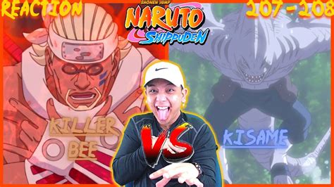 Killer Bee 🆚 Kisame Naruto Shippuden Episodes 207 And 208 Reaction