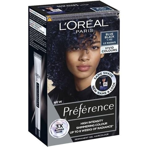 L Oréal Paris Préférence Vivid Colors 1 102 Blue Black