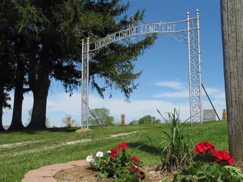 Hickory Grove Cemetery Em Newburg Iowa Cemitério Find A Grave