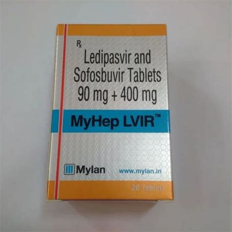 Myhep Lvir Ledipasvir Mg Sofosbuvir Mg Tablets At Rs