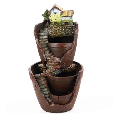 Resin Succulent Plant Pot Exquisite Bonsai Unique Flower Pot Garden Planter Office Holder