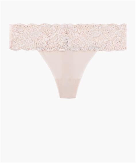 Sweetessence Tanga Nude Skin Femme Aubade Lingerie Éco responsable