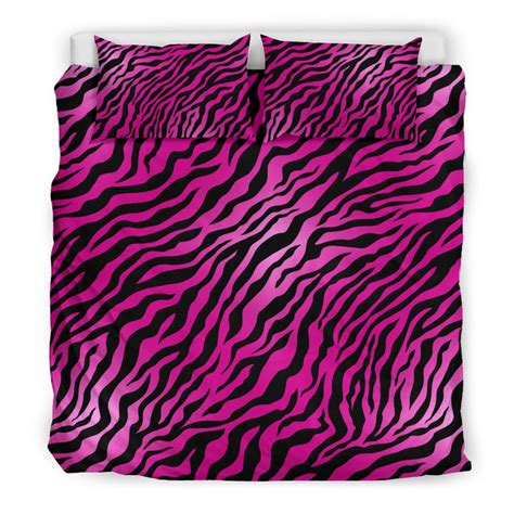 Pink Zebra Bedding Set Jorjune