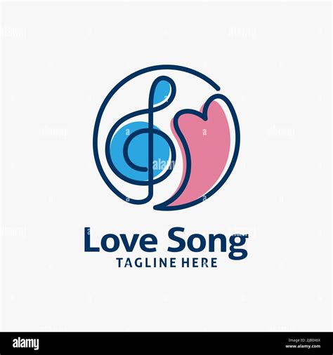 Love Song Logo Design Stock Vector Image And Art Alamy