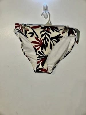 Women S Small Bikini Bottoms Multicolor Tropical Floral Palm Tree New