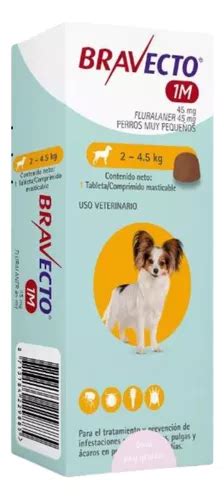 Bravecto Perros 2 45kg 1m Y A Color Amarillo Mercadolibre