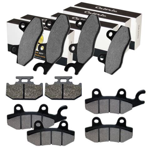 Front Rear And Middle Brake Pads For Yamaha Rhino Yxr F Yxr F