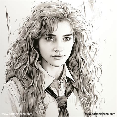 Hermione Granger 05 coloring page