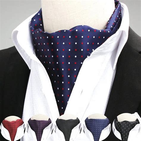 Bandana Adult Scarf Men Dots Silk Business Print Male Cravat Polka Dot