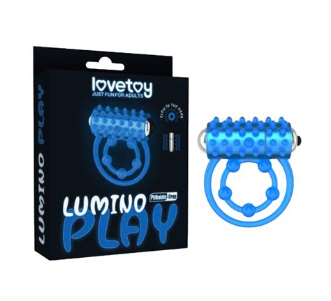 Janeena Lovetoy Lumino Play Vibrating Glow In The Dark Penis Ring V Sex Toys For Men Lazada Ph