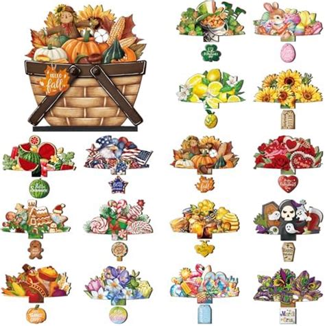 Amazon Beeveer 31 Pcs Interchangeable Wooden Mushroom Decor DIY