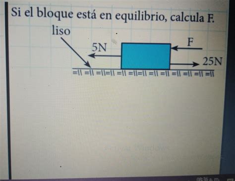 Si el bloque está en equilibrio calcula Fayuda xfa con resolucion