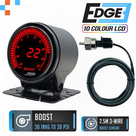 Jrp Edge Mm Digital Boost Gauge Kit Psi Colour