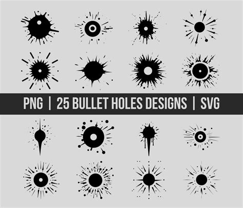 Bullet Hole Svg Svg Bullet Holes Bullet Holes Svg Bullet Hole