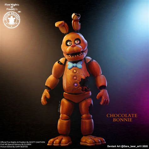 Chocolate Bonnie By Garebearart1 On Deviantart Five Nights At Freddys Fnaf Fnaf Characters