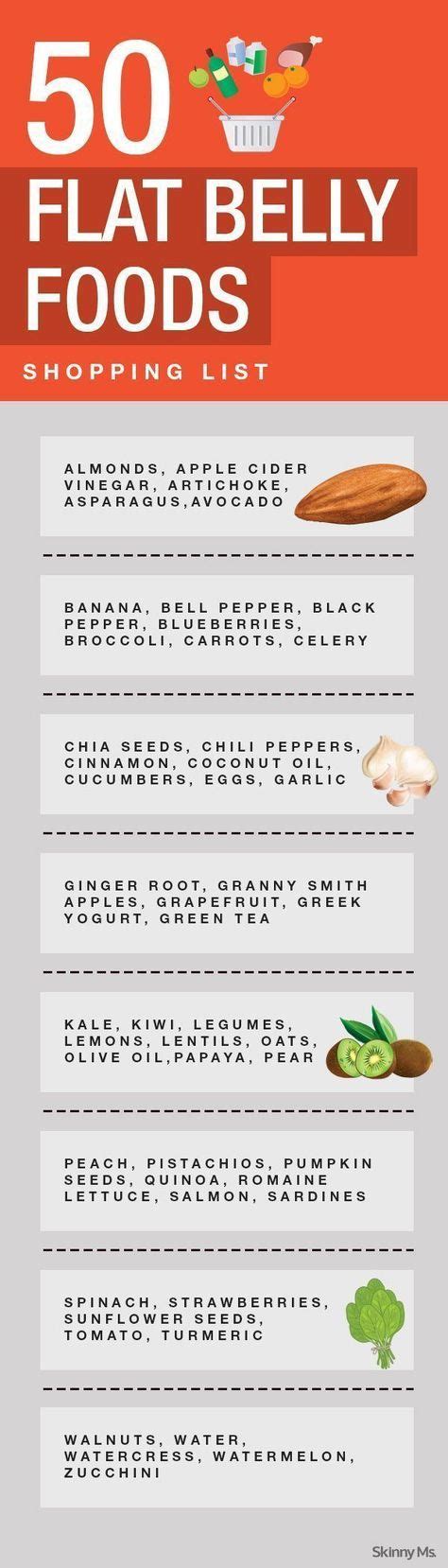 50 Flat Belly Foods Shopping List Flat Belly Foods Food Shopping